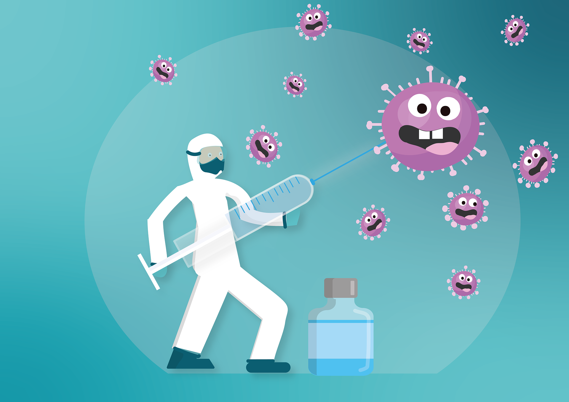 Docter with Syringe